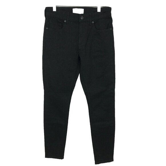 Everlane Denim - Everlane Women's Size 27 Regular Jeans Black Denim Skinny Leg High Rise 10"